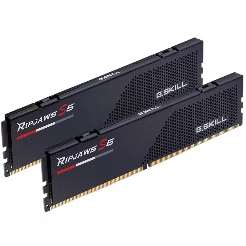 DIMM 64 GB DDR5-6000 (2x 32 GB) Dual-Kit, Arbeitsspeicher schwarz, F5-6000J3636F32GX2-RS5K, Ripjaws S5, INTEL XMP