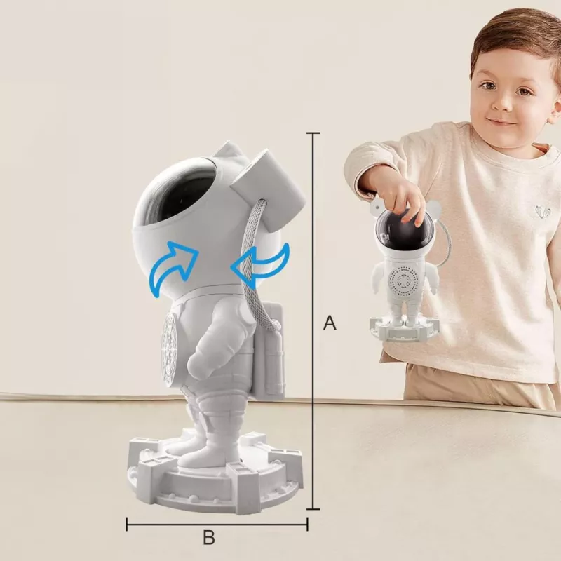Starprojektor-Lampe Hawk HW-STAR01 mit integriertem Lautsprecher — Galaxien-Lichtprojektor