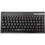 Kabelgebundene USB-Tastatur GETT CleanType Easy Basic Compact — QWERTZ Deutsches Layout, Schwarz