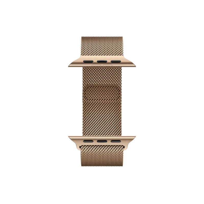 Apple Watch Series 11 GPS + Cellular 46mm Gold Titanium Gehäuse mit Gold Milanese Loop - S/M (MFD74ZR/A)