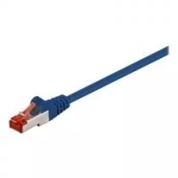 Wentronic Goobay CAT 6 Patchkabel, S/FTP (PiMF), Blau, 7,5 m – LSZH halogenfrei, Kupfer (68271)