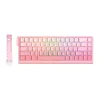 Kabelgebundene Gaming-Tastatur Onikuma G69 — pink, USB-Anschluss, Full-Size-Layout