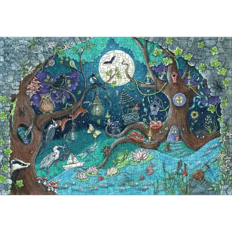 Holzpuzzle Fantasiewald (505 Teile)