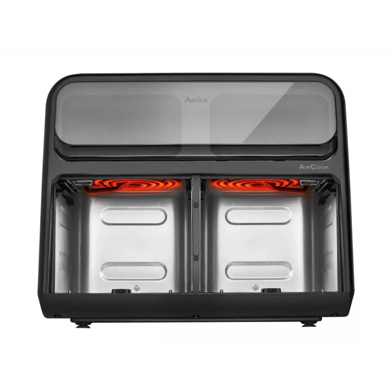 Heißluftfritteuse AMICA AFM7020 Schwarz — 700 W Leistung, 3,5 l Fassungsvermögen
