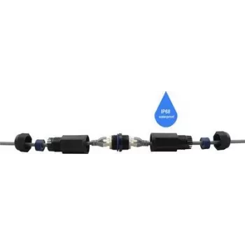 Renkforce RJ45-Netzwerkadapter CAT 6 [1x RJ45-Buchse - 1x RJ45-Buchse] Schwarz (RF-4533938)