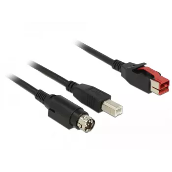 USB-Kabel DeLOCK 85489 USB 2.0 3 m USB B Schwarz