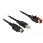 USB-Kabel DeLOCK 85489 USB 2.0 3 m USB B Schwarz