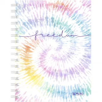 Schreibheft Herlitz New Batik Freedom A5 100 Blatt Mehrfarbig