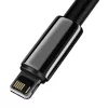 Baseus CALWJ-A01 Lightning-Kabel 2 m Schwarz 2,4 A