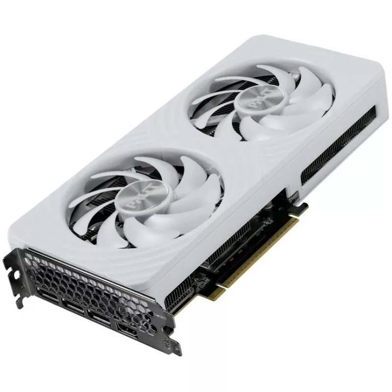 Grafikkarte Palit GeForce RTX 5060 Ti White OC — GeForce RTX 5060 Ti, 16 GB GDDR7, 128-Bit, PCIe 5.0, 2407 MHz