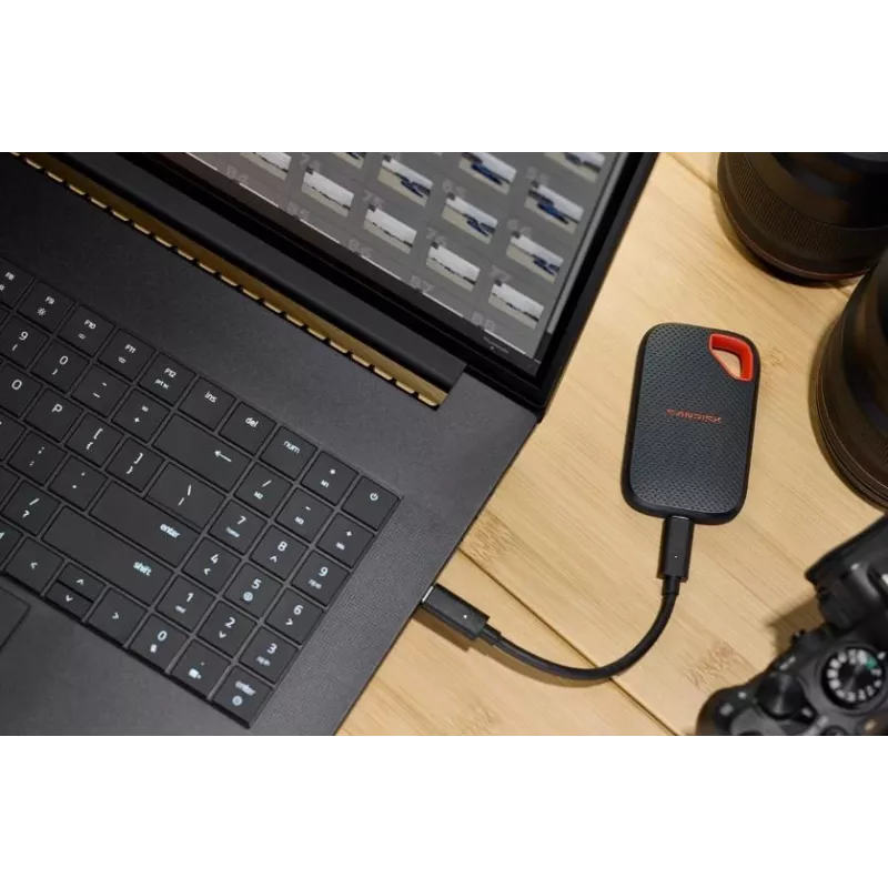 Externe SSD | SANDISK | Lesegeschwindigkeit 2000 MB/s | 4000 GB | SDSSDE70-4T00-G25
