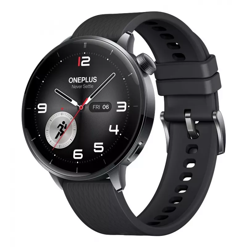 Smartwatch ONEPLUS Watch 3 43mm — 1,32 Zoll AMOLED, Snapdragon W5, GPS, NFC, IP68, 5 ATM, 354 mAh, Edelstahlgehäuse