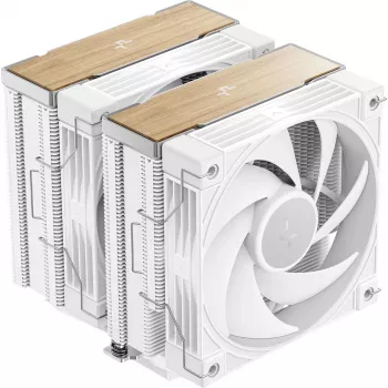 DeepCool AK620 G2 WH Prozessor-Luftkühler, 120-mm-Lüfter, unterstützt LGA1700/1200/115x und AM4/AM5, weiß