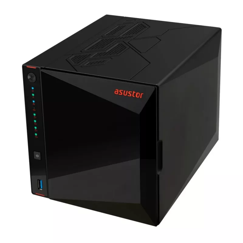 Asustor AS5404T NAS/Speicherserver Intel® Celeron® N5105 4 GB DDR4 0 TB ADM Schwarz