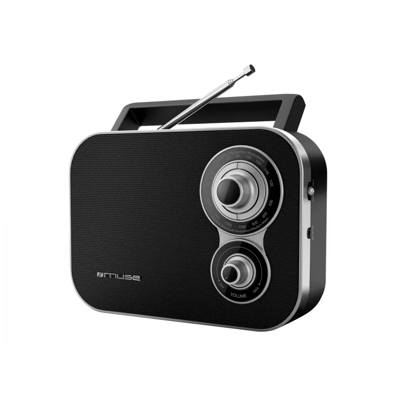 Muse | M-051R | 2-Band-Taschenradio | Schwarz