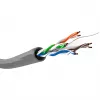 Netzwerkkabel Cat.6, U/UTP (Grau, 100 Meter, flexibel)