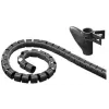 Goobay WireTube. Schwarz – 2,5 m robuster Schlauch