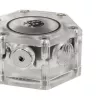 Durchflussanzeiger BitsPower Hexagon Flow Indicator-RGB BP-HFI-RGB — RGB-Beleuchtung, hexagonales Design