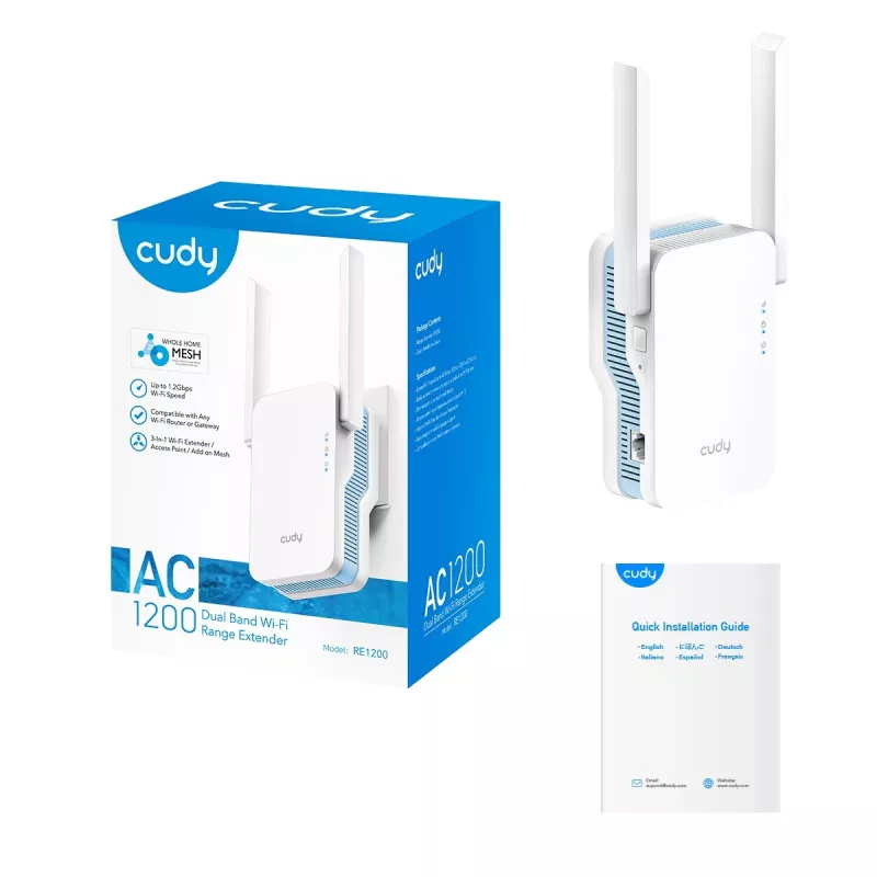 Wi-Fi-Signalverstärker Cudy RE1200