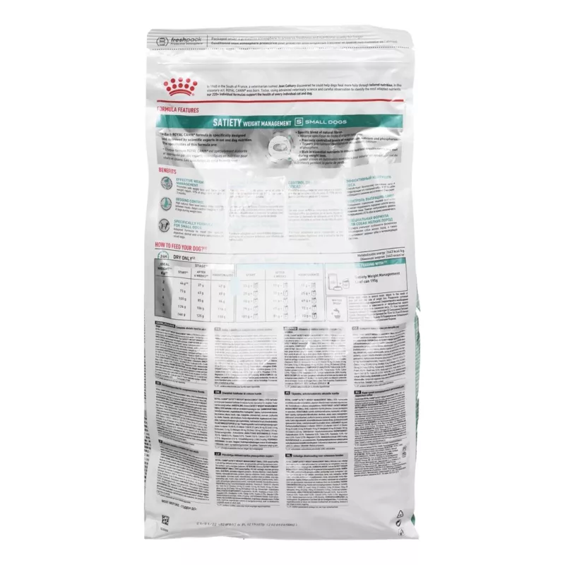 ROYAL CANIN Satiety Weight Management Small – Trockenfutter für Hunde – 3 kg