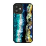 Schutzhülle iKins für Apple iPhone 12 mini — lila Achatmuster