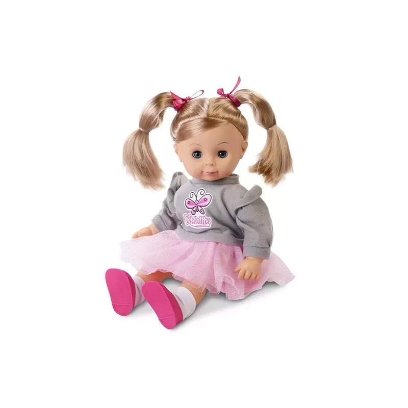 Puppe Natalia Polnisch sprechend mit Zöpfen 39cm Artyk