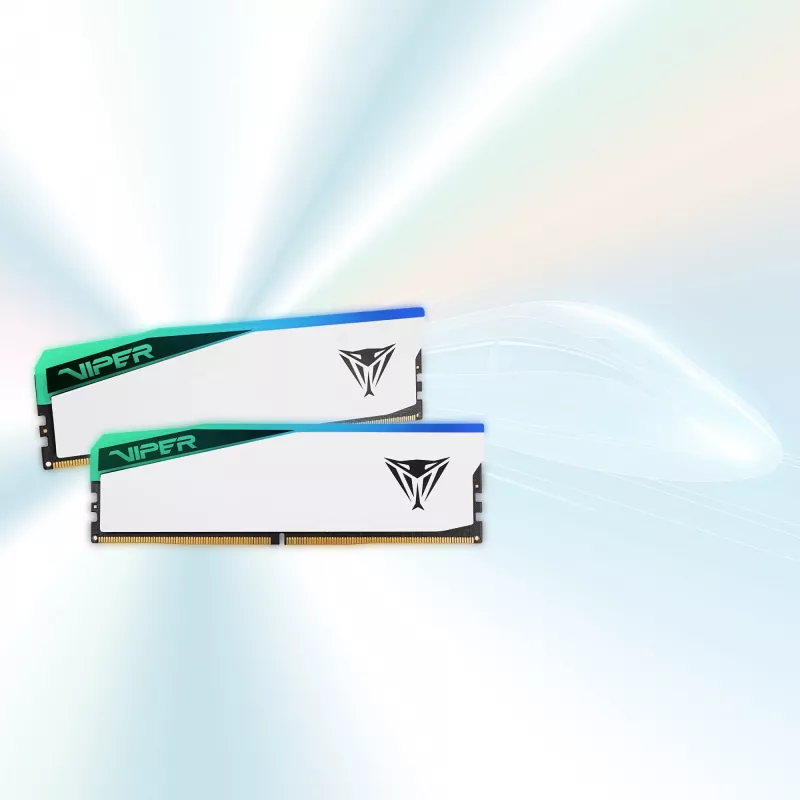 DIMM 48 GB DDR5-6000 (2x 24 GB) Dual-Kit, Memory Weiß, PVER548G60C42KW, Viper Elite 5 RGB, INTEL XMP, AMD EXPO