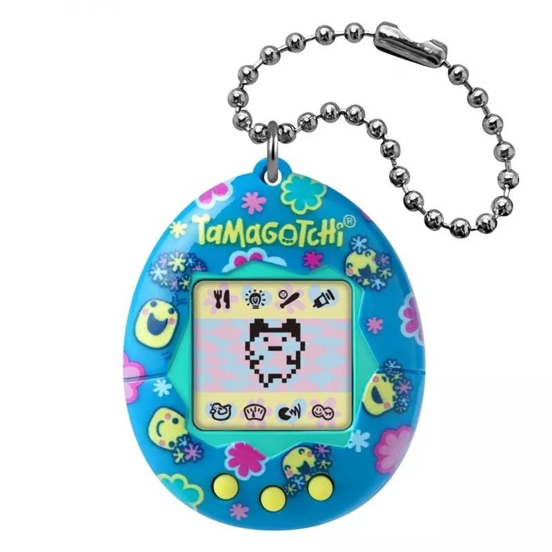 Digitales virtuelles Haustier zum Mitnehmen Bandai Tamagotchi TAMA SMILE 42991 — kompaktes Tamagotchi-Spielzeug, farbenfrohes Design