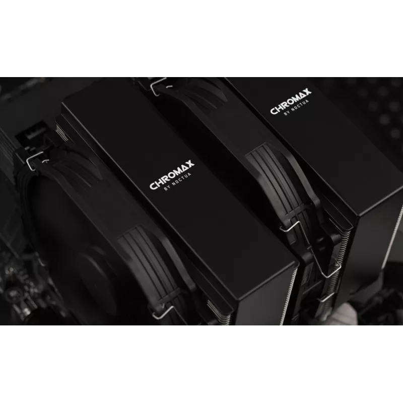 Montagesatz Noctua NA-HC4 chromax.Schwarz — Aluminium-Kühlkörperzubehör für CPU, schwarz