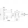 Maclean MC-417 Vollbeweglicher TV-Monitor-Wandhalter 13-32 30kg max. VESA 100x100 Schwarz pulverbeschichtet Universalhalterung verstellbarer Wandabstand schwenkbar neigbar