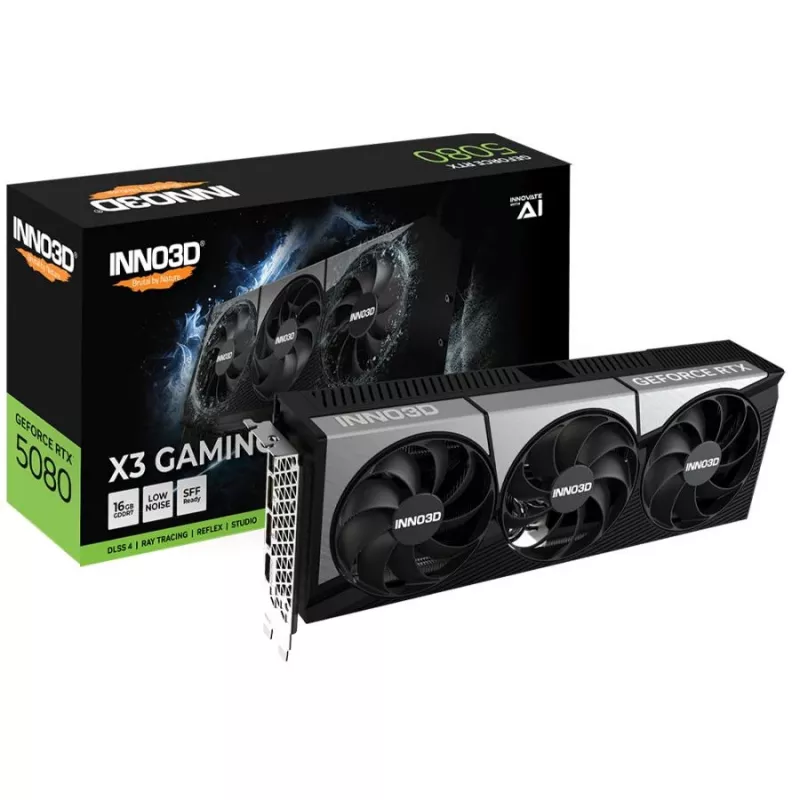 INNO3D GeForce RTX 5080 X3 Gaming OC 16GB GDDR7 Grafikkarte