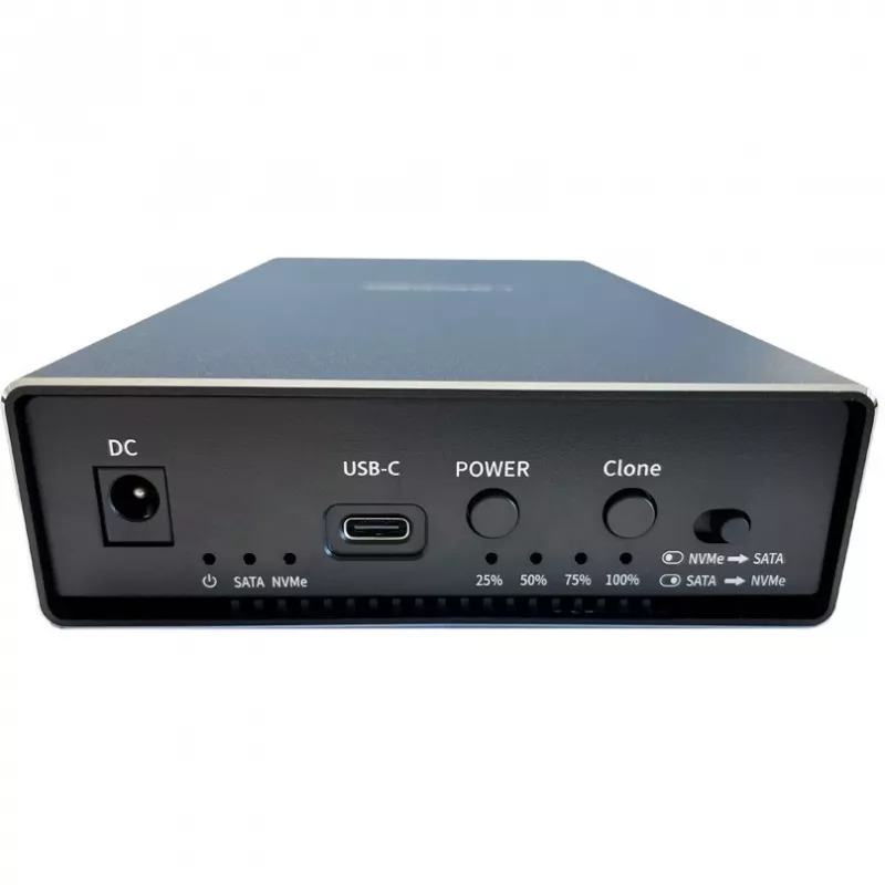 HDD-/SSD-Gehäuse LC-Power LC-DOCK-C-35-M2 3,5 Zoll USB Type-C 10 Gbit/s