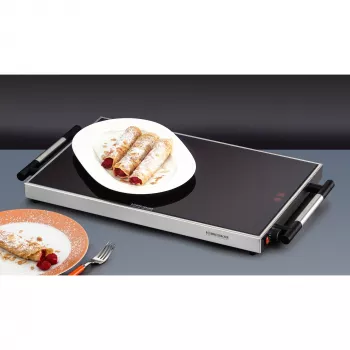 Speisenwärmer Rommelsbacher WPR 305/E — 300 W, 230 V, Edelstahl, Glasgehäuse, 640×345×50 mm