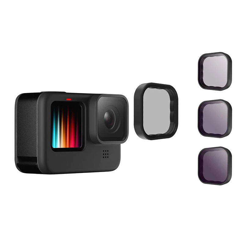 Telesin 8/16/32 ND-Filterset für GoPro Hero 9 / Hero 10 / Hero 11 / Hero 12 / Mini (GP-FLT-902)