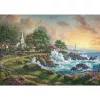 Thomas Kinkade Studios: Kleinod am Meer, Puzzle 1000 Teile