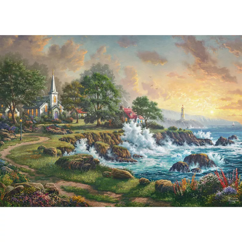 Thomas Kinkade Studios: Kleinod am Meer, Puzzle 1000 Teile