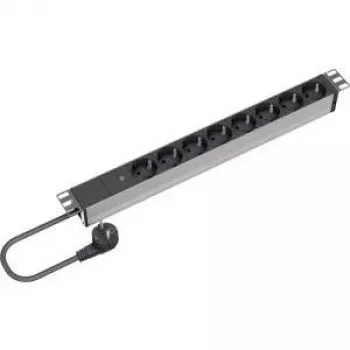 Stromverteiler 2 AC-Ausgänge Bachmann 909.003 Schwarz Silber