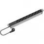 Stromverteiler 2 AC-Ausgänge Bachmann 909.003 Schwarz Silber