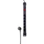 Stromverteilereinheit PDU ShiverPeaks BS09-20165 6 AC-Steckdosen Schwarz