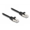 Netzwerkkabel DeLOCK RJ50 Stecker auf RJ50 Stecker S/FTP 0,25 m Schwarz