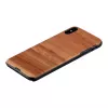 Smartphone-Hülle man and wood für iPhone XS Max — Cappuccino Schwarz Schutzhülle