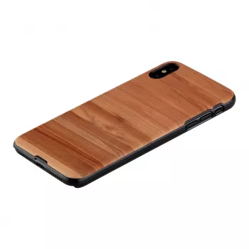 Smartphone-Hülle man and wood für iPhone XS Max — Cappuccino Schwarz Schutzhülle
