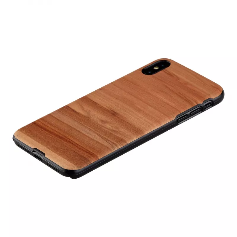 Smartphone-Hülle man and wood für iPhone XS Max — Cappuccino Schwarz Schutzhülle
