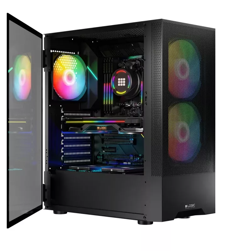 Logic ARYA ARGB MINIDI USB 3.0 Gehäuse Schwarz