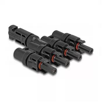 Solar-Steckverbinder DeLOCK DL4 1 Stecker auf 4 Buchse schwarz
