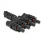 Solar-Steckverbinder DeLOCK DL4 1 Stecker auf 4 Buchse schwarz