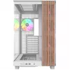 PC-Gehäuse Thermaltake View 380 XL WS ARGB Snow White — Midi-Tower, ATX-Unterstützung, mit Fenster