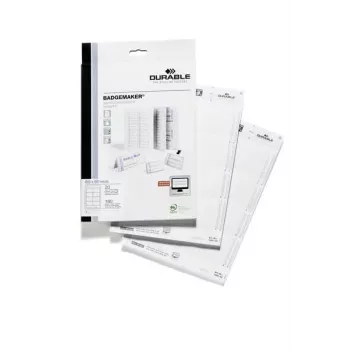 Namensschild-Einleger Durable 1456-02 60x90 mm Weiß