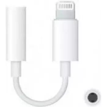 Kabel-Adapter CoreParts MSPP74280 Lightning auf 3,5 mm Audio Weiß