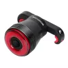 Rockbros Q5 schwarzes Rücklicht für Fahrräder mit intelligentem STOP-System